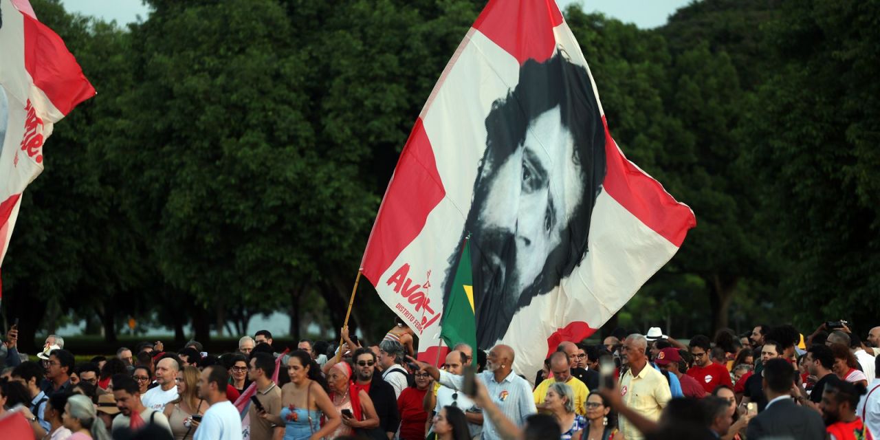 Lula em evento com eleitores idosos no Palácio do Alvorada