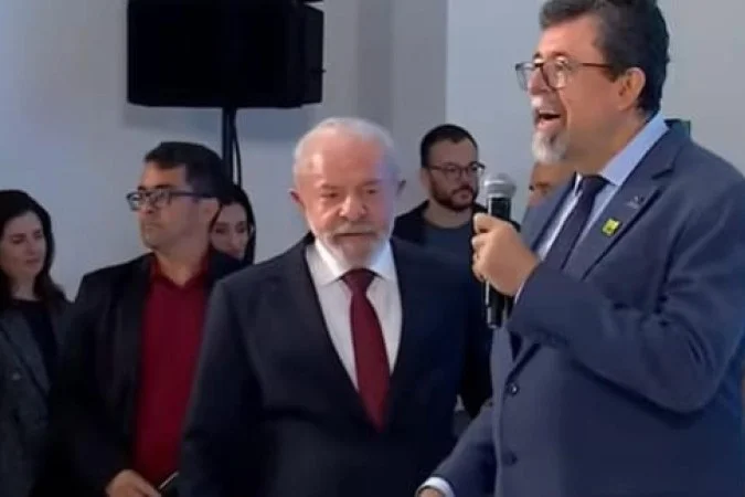 Lula em inauguração na UFABC