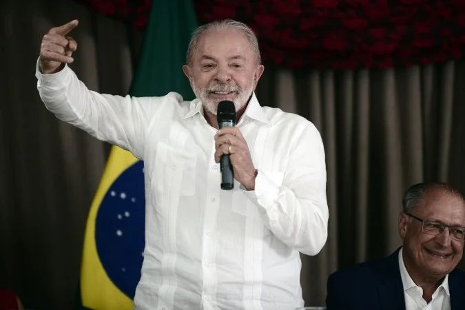 Lula em evento de campanha