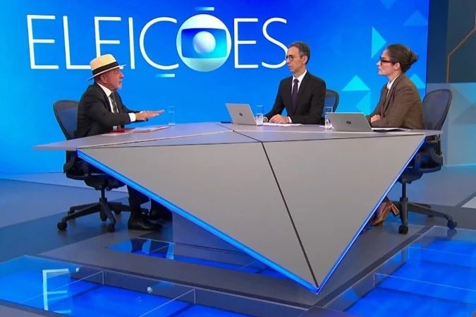 Presidente Lula durante sabatina no Jornal Nacional