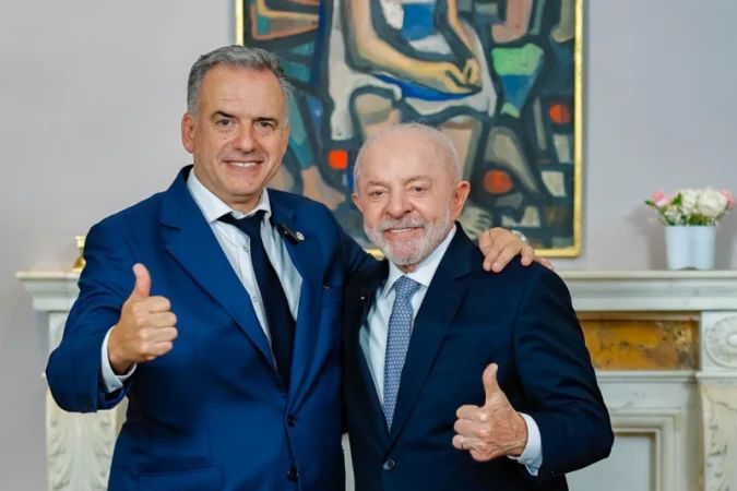 Lula e Yamandú Orsi em Nova York