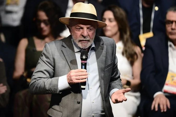 Lula em evento do PT