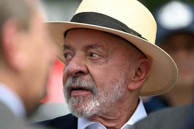 Luiz Inácio Lula da Silva durante evento de campanha
