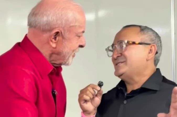 Presidente Lula em entrevista virtual sobre educação e tecnologia