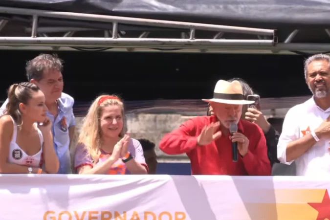 Lula em ato político em Fortaleza
