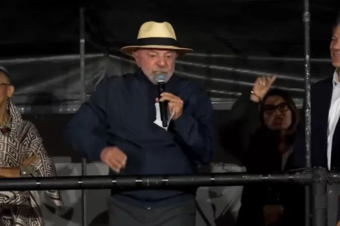 Lula em ato político em Guarulhos