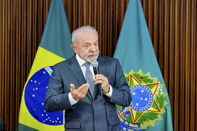 Lula em coletiva após a Cúpula do G7