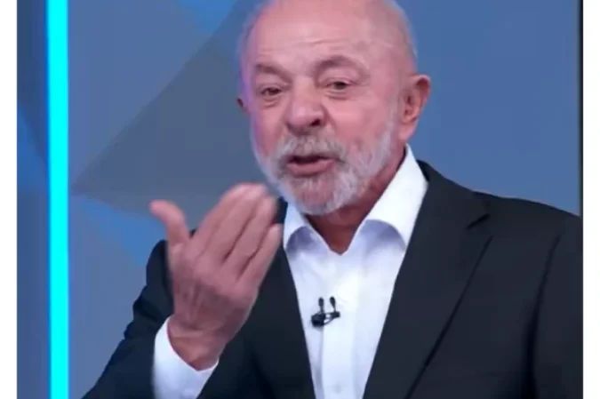 Lula durante debate na TV Globo