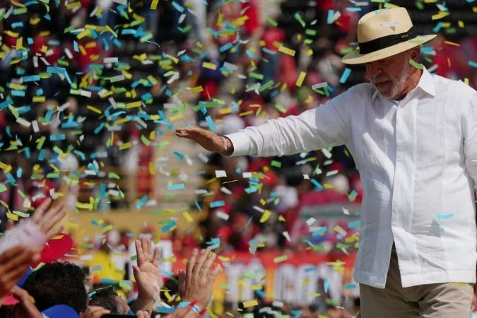 Lula em pronunciamento público