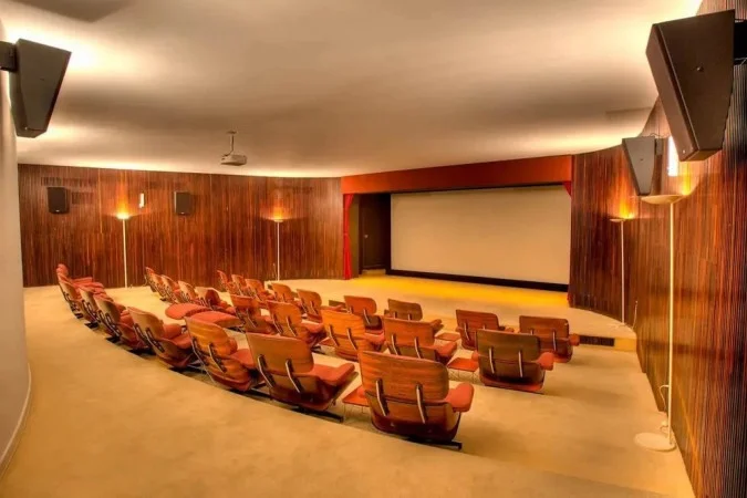 Sala do Cine Alvorada no Palácio da Alvorada
