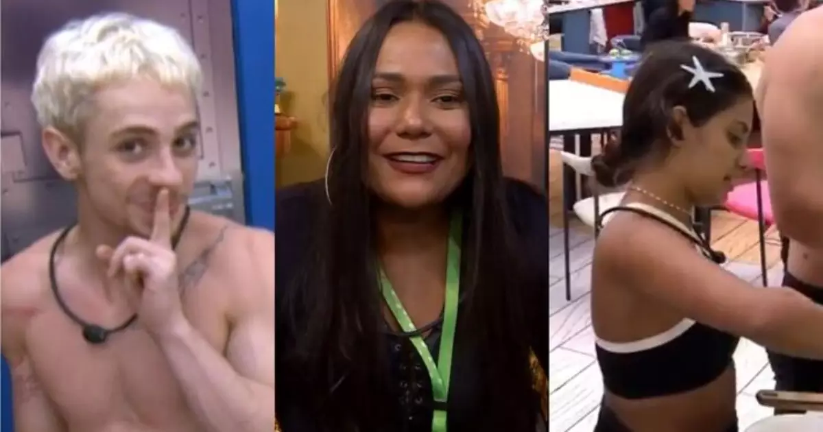 Participantes do BBB 26 em montagem com trechos virais