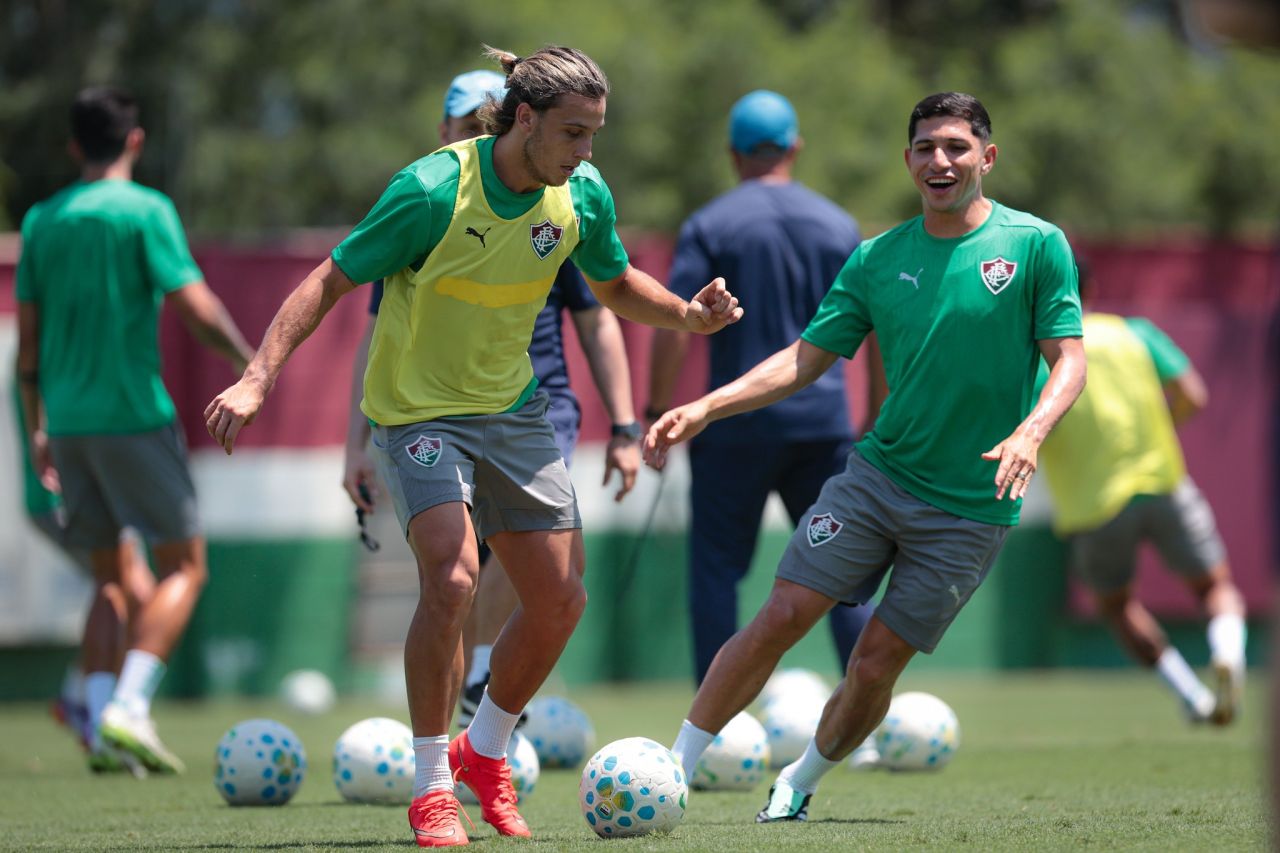 Treino do Fluminense no CT Carlos Castilho