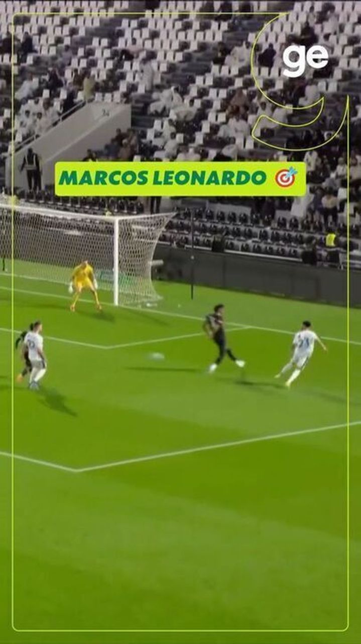 Marcos Leonardo comemorando gol pelo Al-Hilal