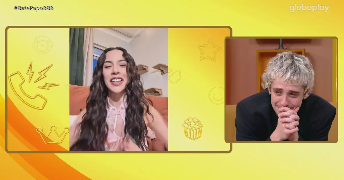 Marina Sena e Juliano Floss no hotel após o BBB