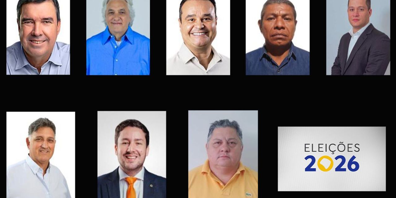 Mapa de Mato Grosso do Sul com marcação eleitoral