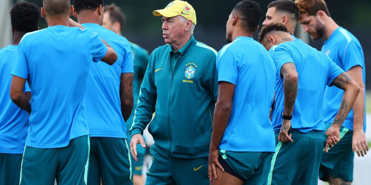 Delegação da seleção brasileira embarcando em aeroporto