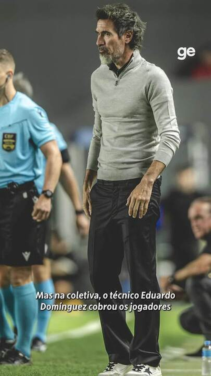Rafael Menin e Eduardo Domínguez no CT