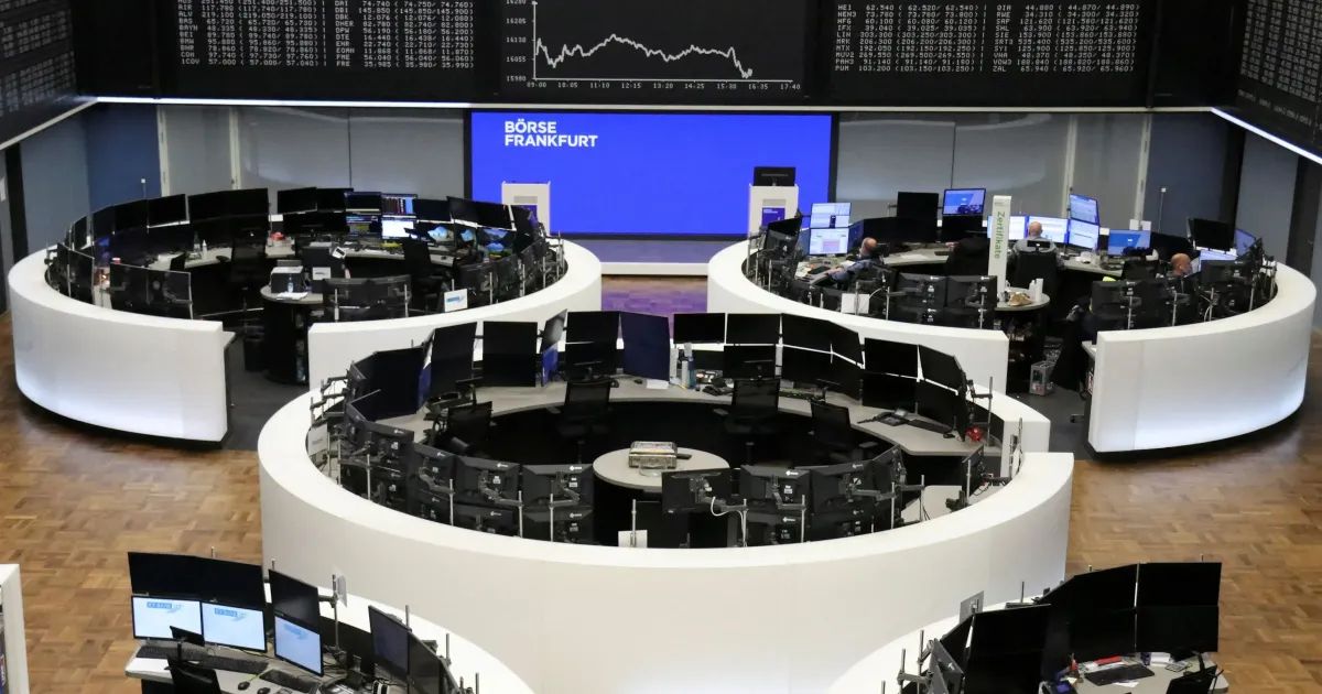 Painel de cotações na Bolsa de Londres