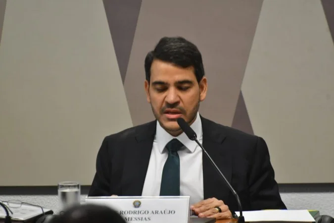 Jorge Messias na sabatina do Senado