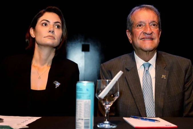 Michelle Bolsonaro em evento do PL Mulher