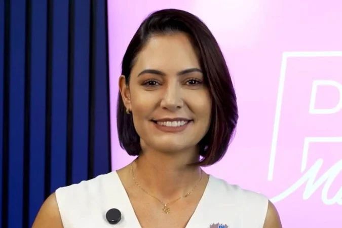 Michelle Bolsonaro em evento do PL em Brasília