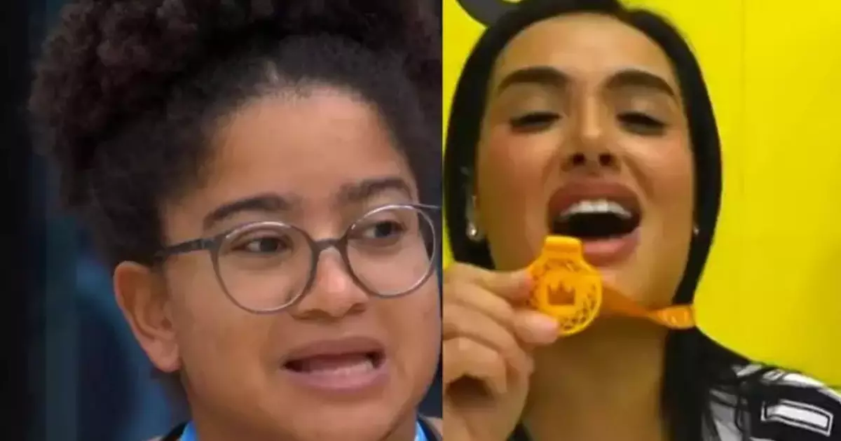 Milena em prova do líder no BBB 26