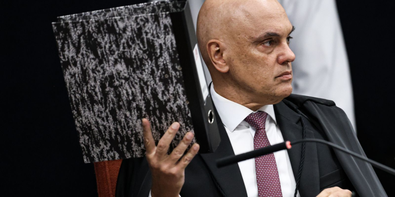 Ministro Alexandre de Moraes no plenário do STF