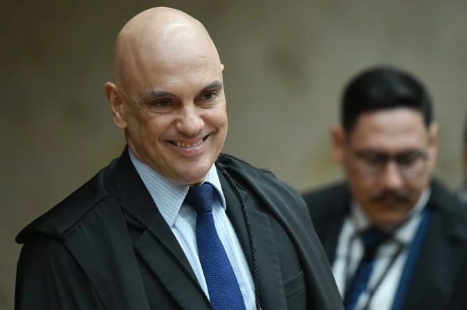 Alexandre de Moraes no plenário do STF