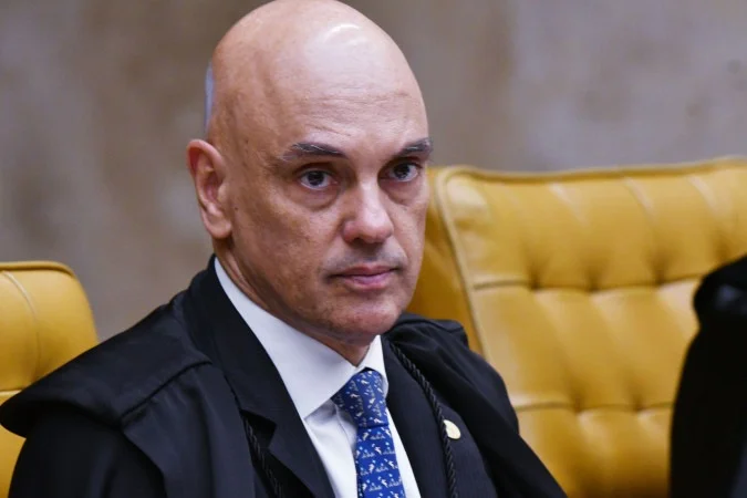 Alexandre de Moraes em sessão do STF