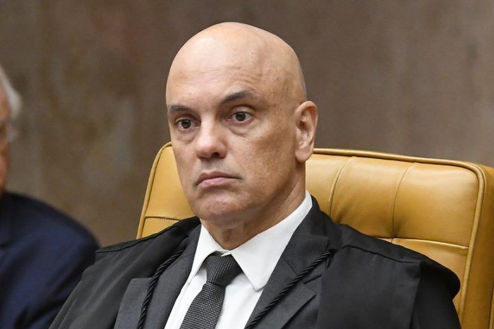 Ministro Alexandre de Moraes no plenário do STF