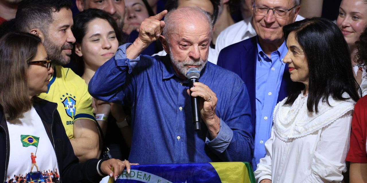 Hugo Motta e Davi Alcolumbre em pronunciamento