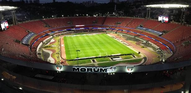 Fachada da sede do São Paulo Futebol Clube