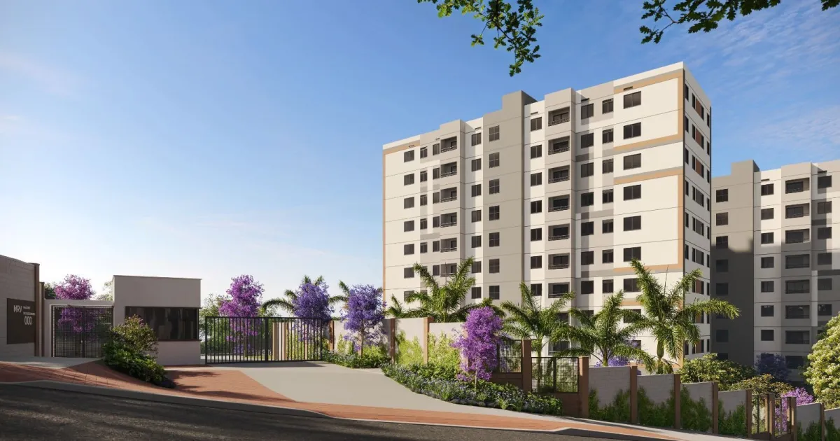 Perspectiva arquitetônica do Residencial Nascente Pico dos Marins