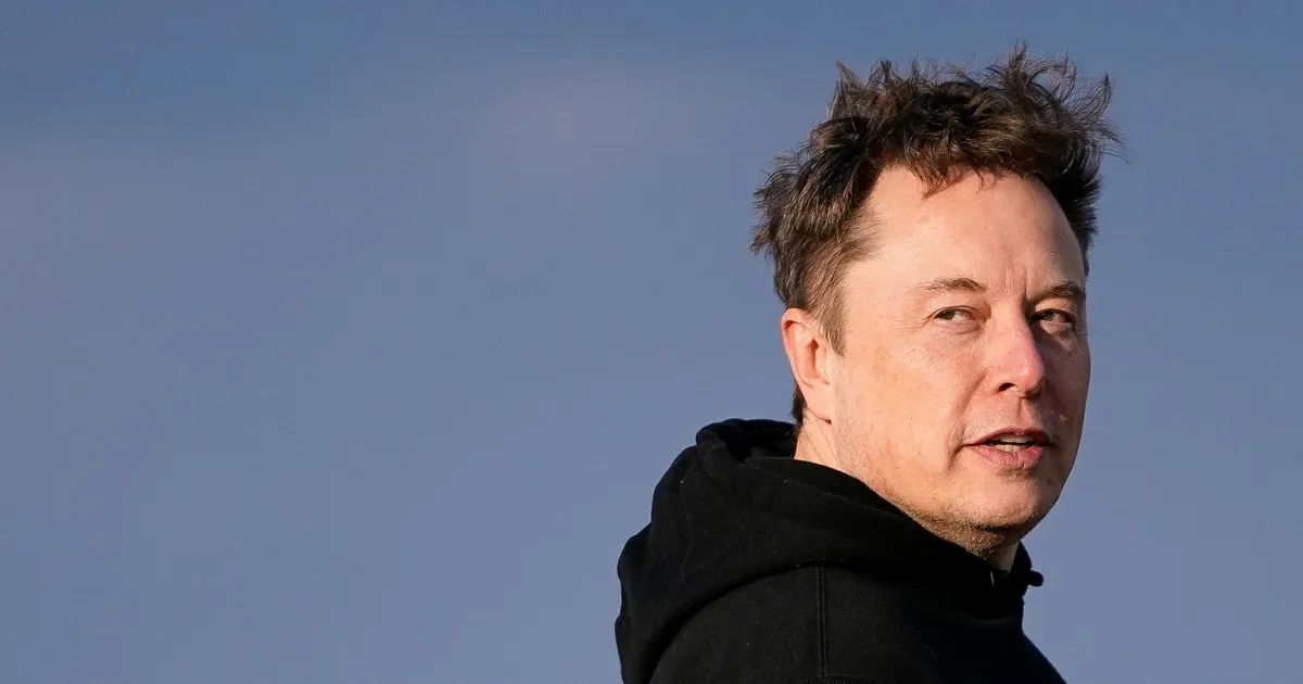 Retrato de Elon Musk