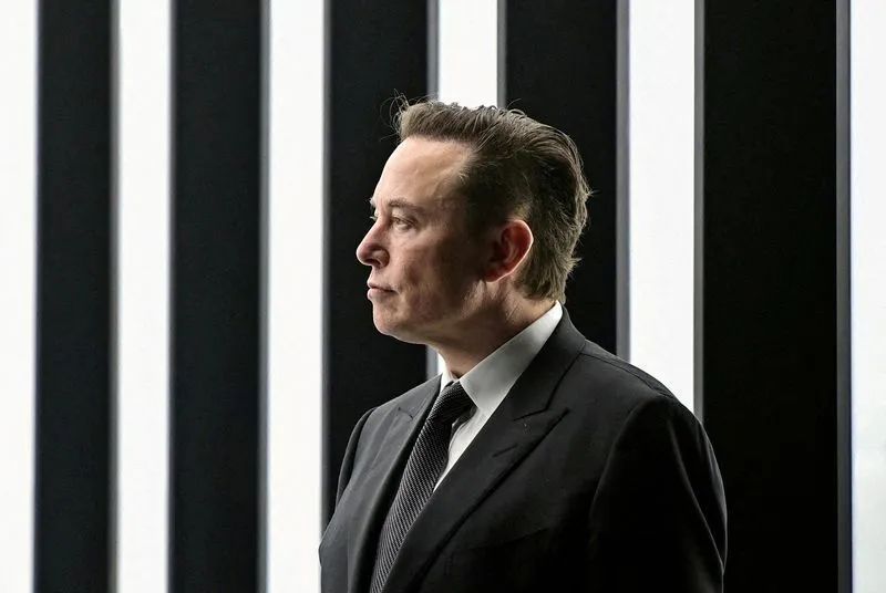 Retrato de Elon Musk