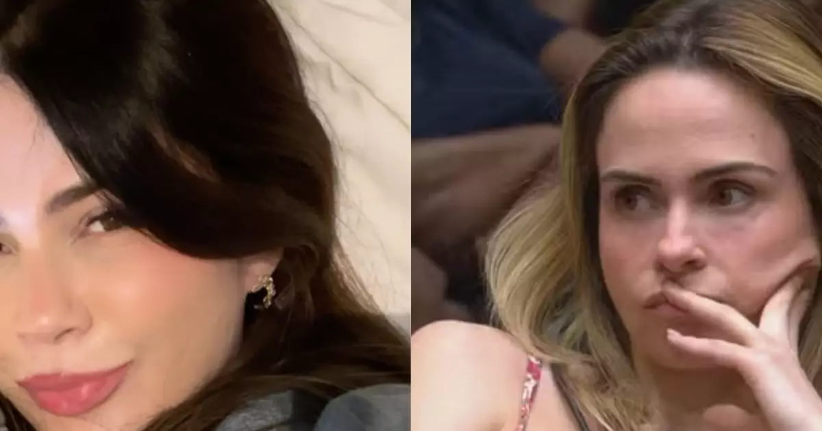 Nadja Pessoa e Ana Paula Renault em imagens de reality shows