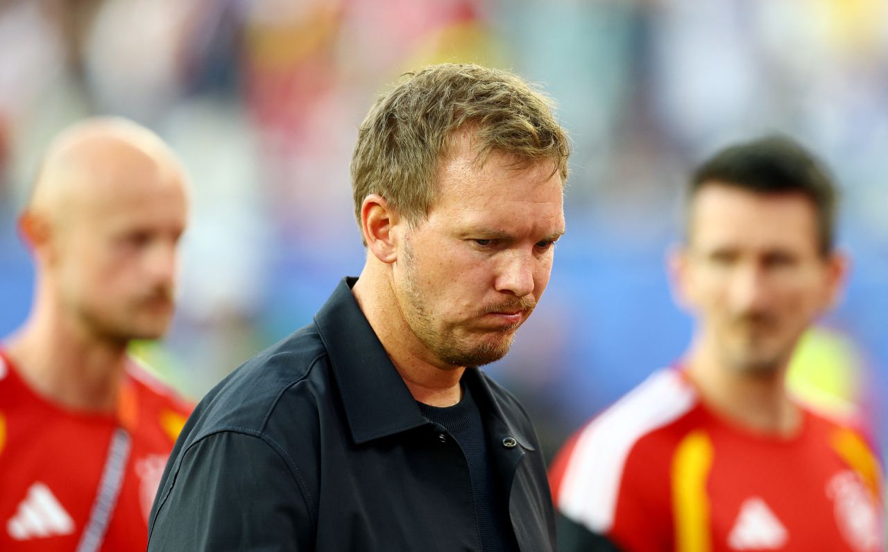 Julian Nagelsmann no estádio de Boston