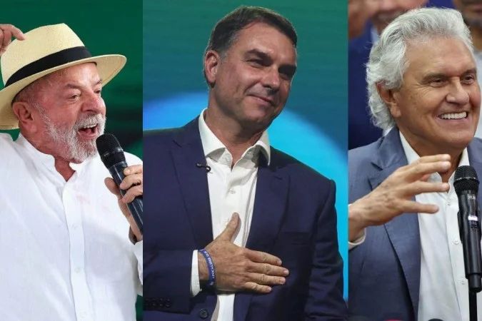 Gráfico com percentuais da pesquisa Nexus/BTG para cenários de segundo turno
