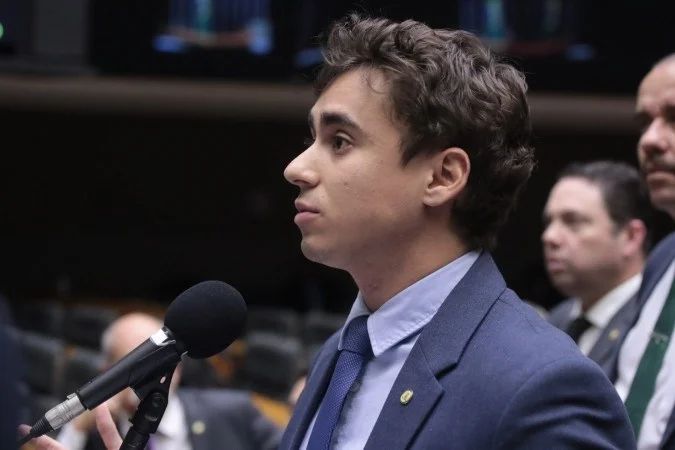 Deputado Nikolas Ferreira em vídeo publicado nas redes sociais