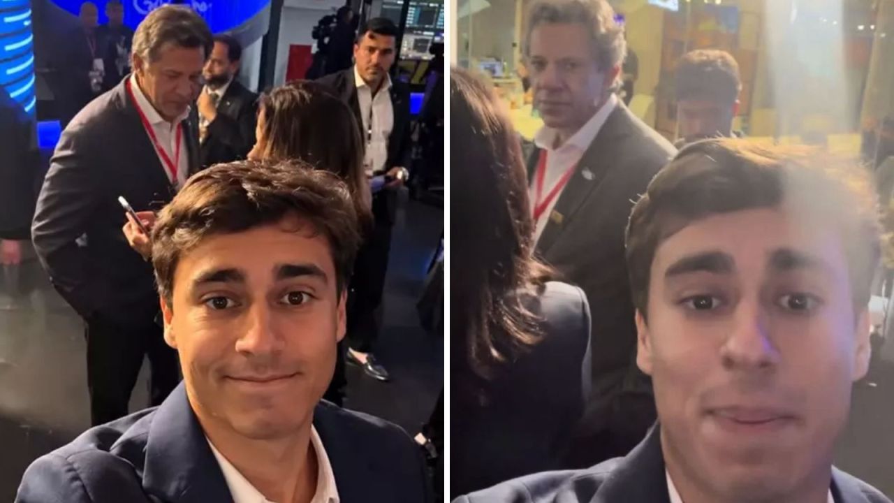 Nikolas Ferreira provocando Haddad e Tebet após debate