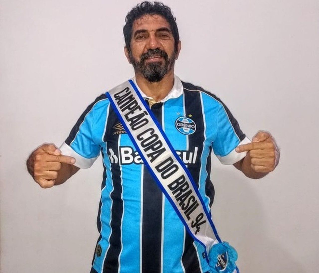 Nildo Bigode, ex-atacante do Grêmio, em foto de arquivo