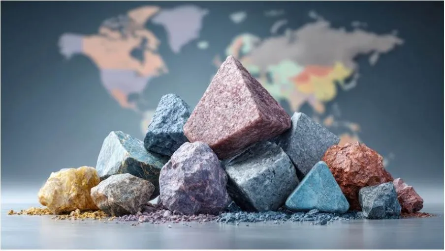 Terreno rochoso e escavação de mineração