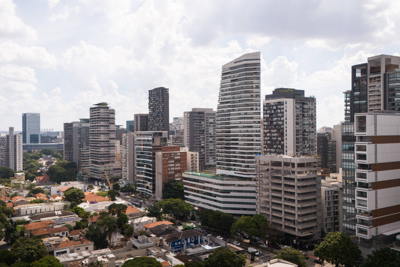 estande de vendas de empreendimento residencial do programa