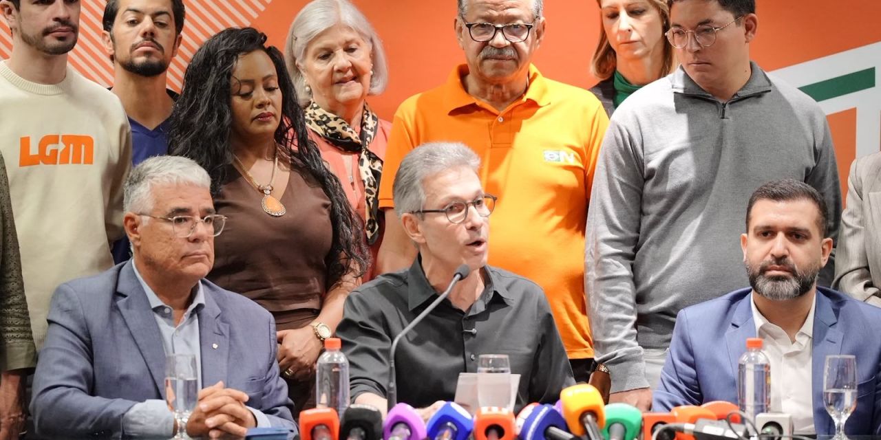 Romeu Zema na convenção do Novo
