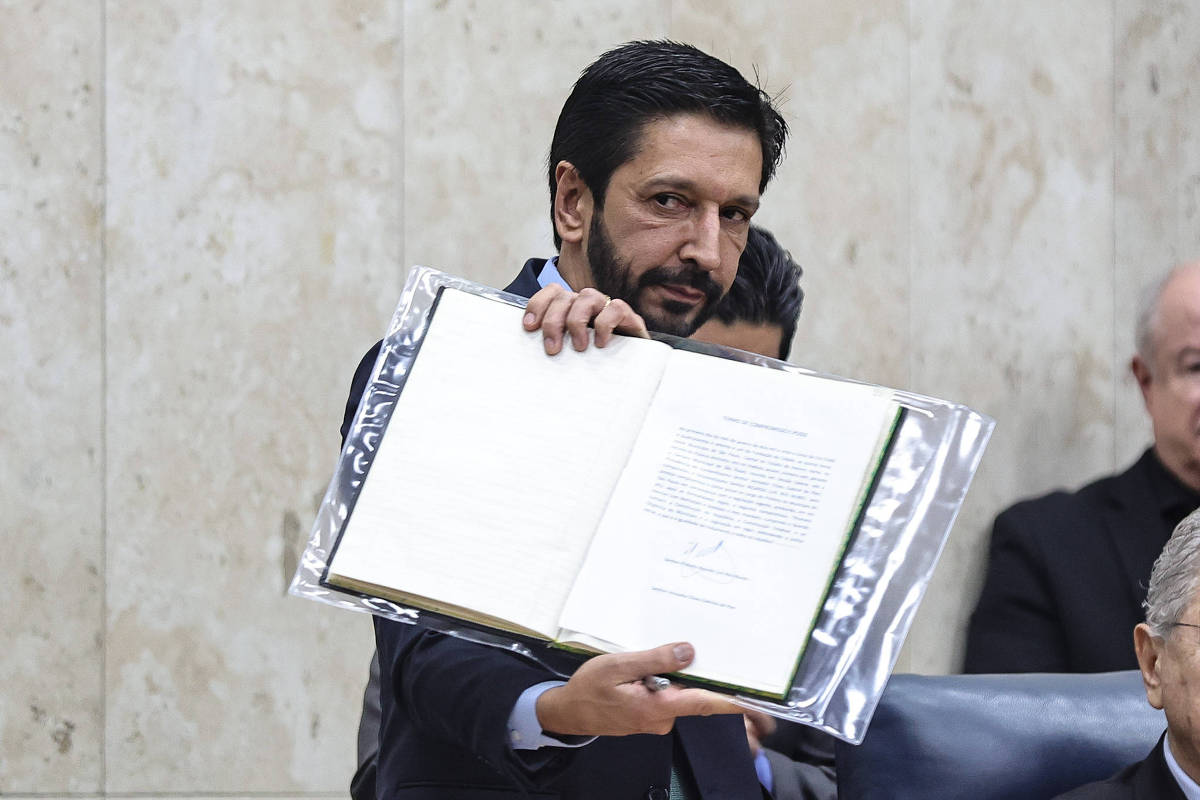 Ricardo Nunes em evento oficial