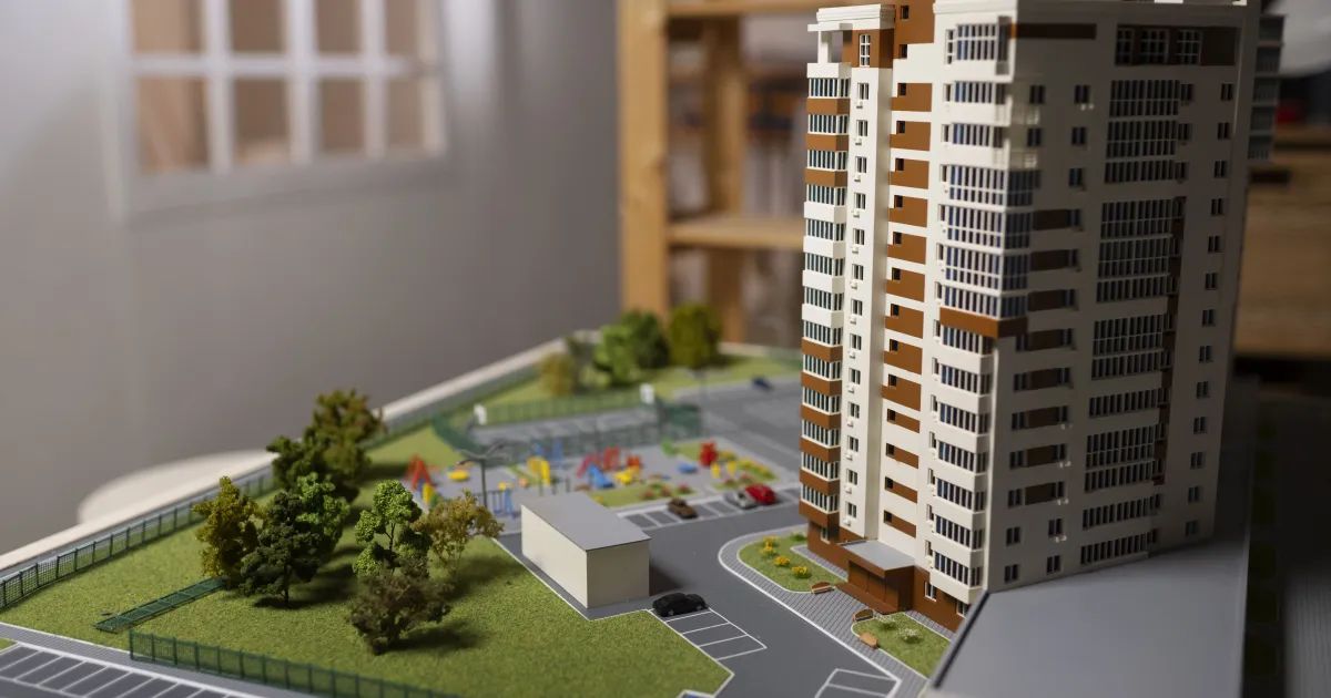 Fachada de condomínio residencial