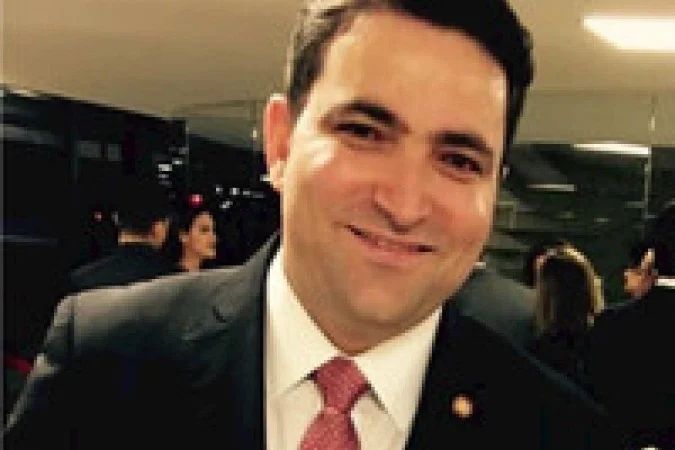Entrada de escritório alvo de busca e apreensão em Brasília