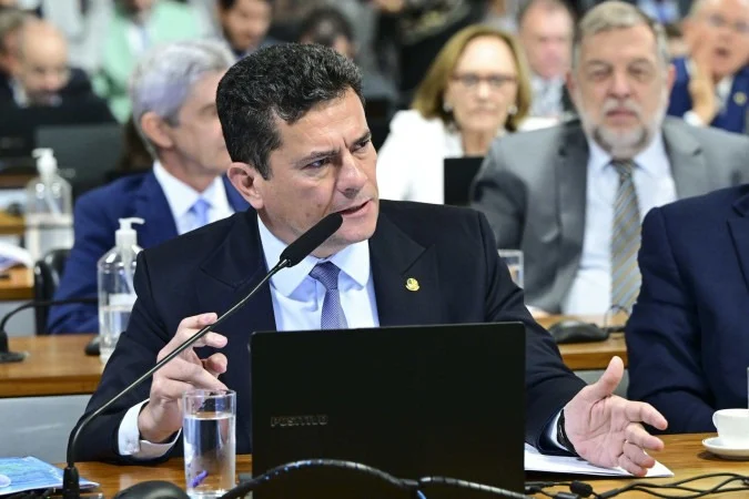 Sergio Moro na CCJ durante sabatina