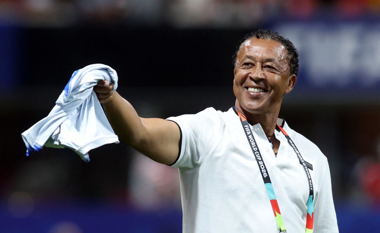 Bubista, treinador de Cabo Verde, em partida da Copa do Mundo