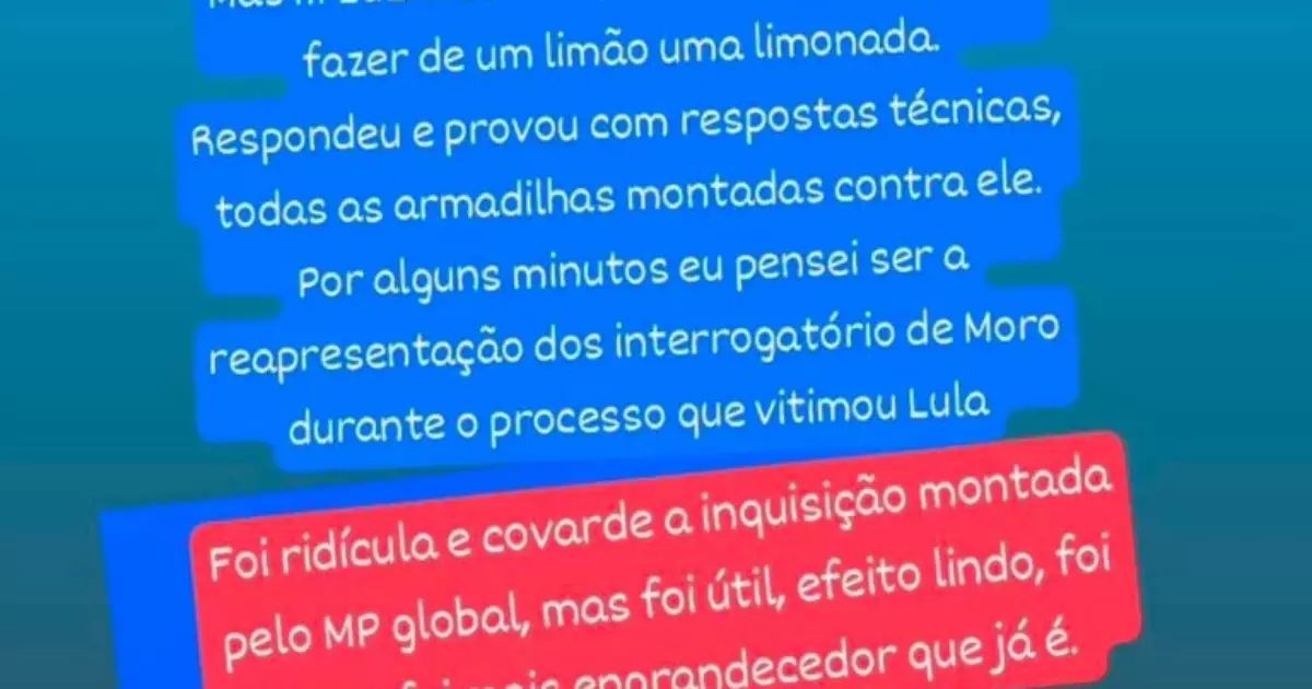 Mauro Machado em rede social